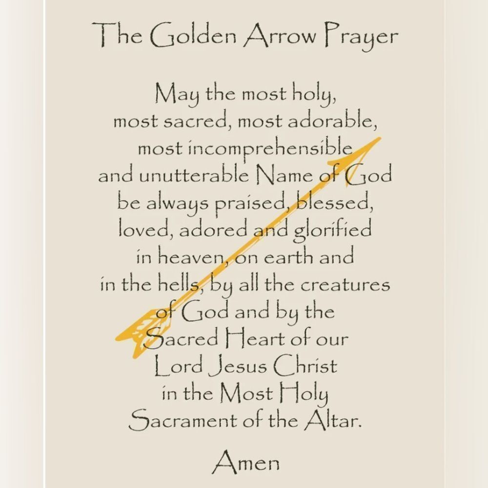 Golden Arrow Prayer